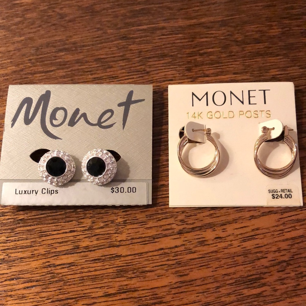 Vintage Monet earrings